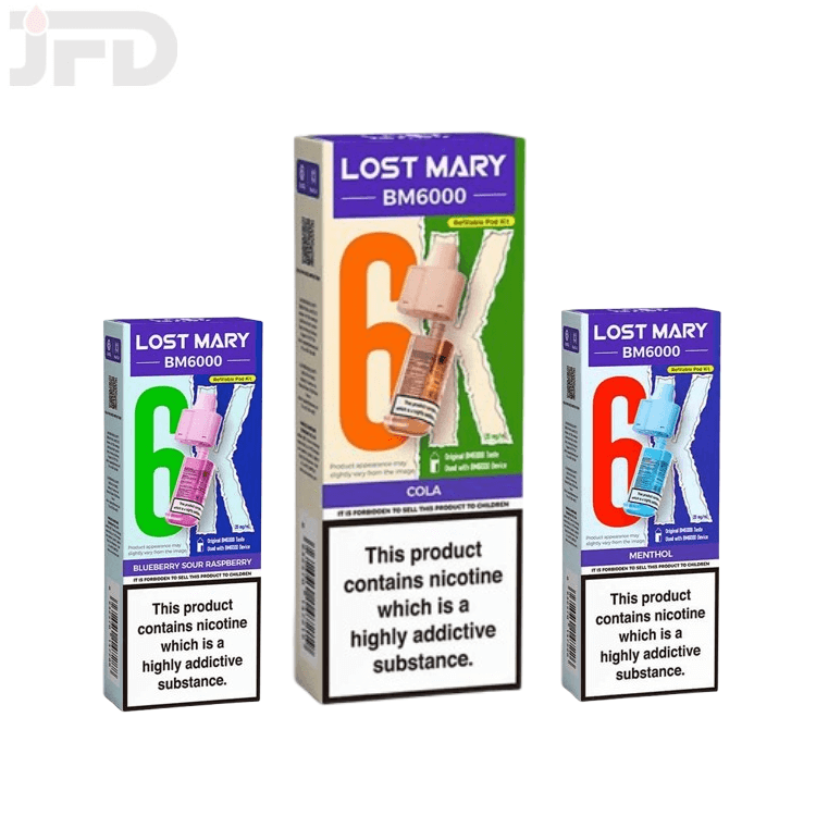 LOST MARY BM6000 PREFILLED POD